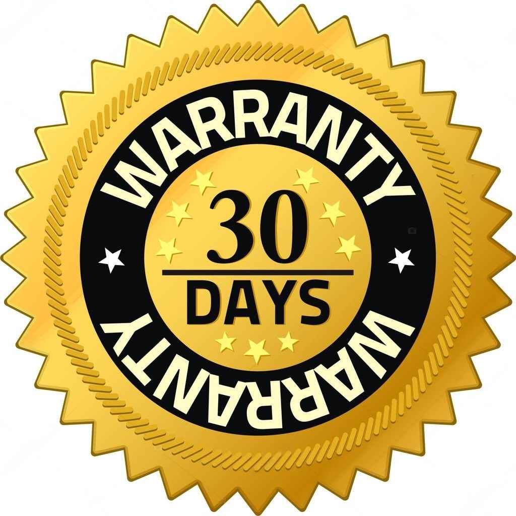 30 Days Warranty